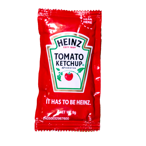 Ketchup Heinz Sobre caja de 1000 und. de 9 grs.