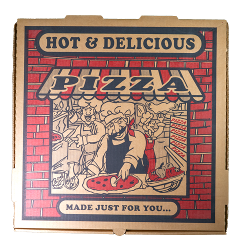 Caja Corrugada Para Pizza 10x10